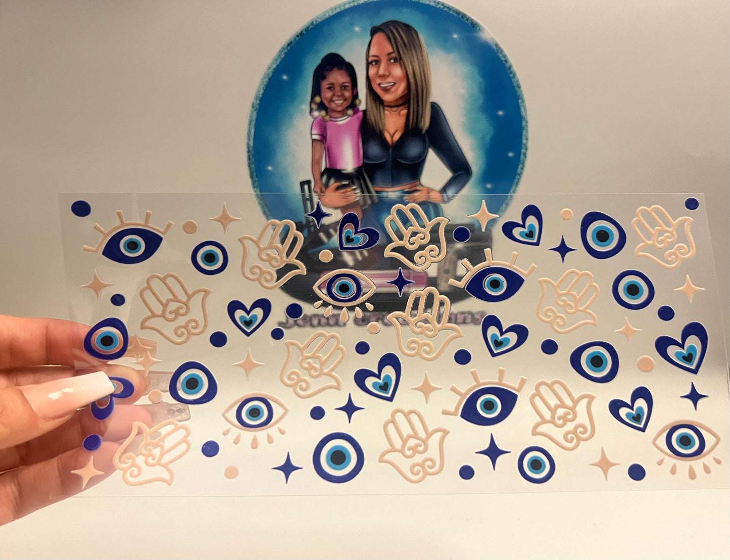 Evil Eye UV DTF