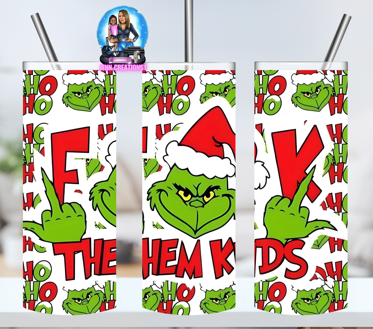 Fu€k them kids tumbler