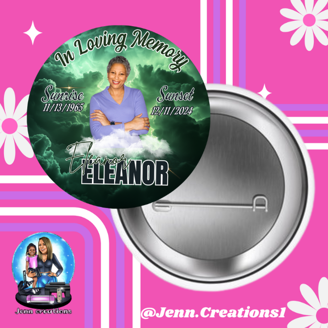 Memorial Pin Button