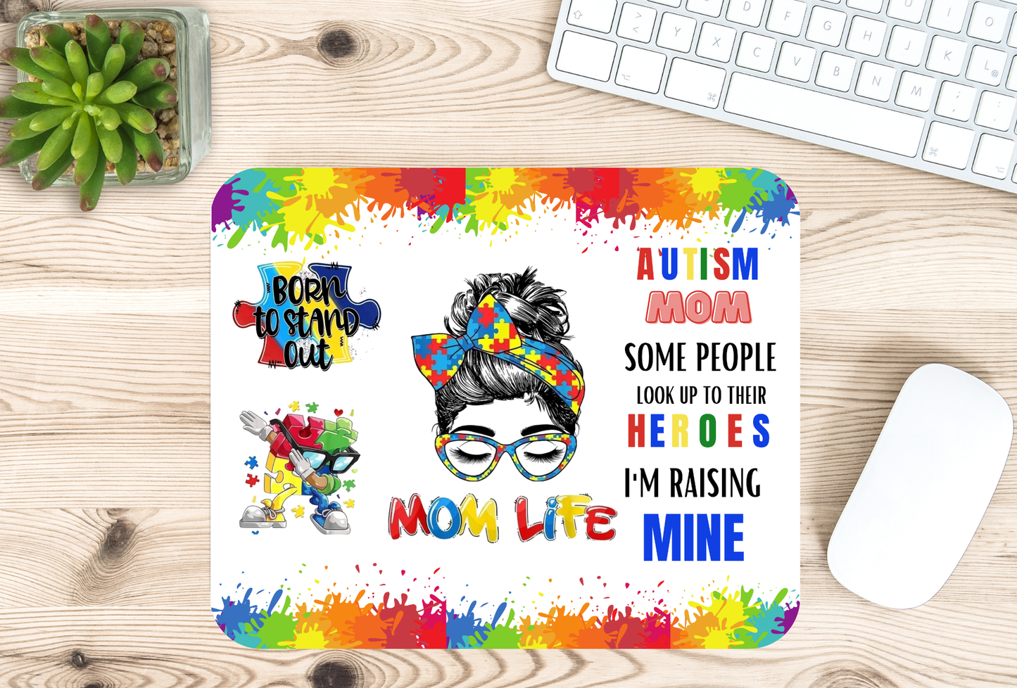 Autism Mom Mousepad