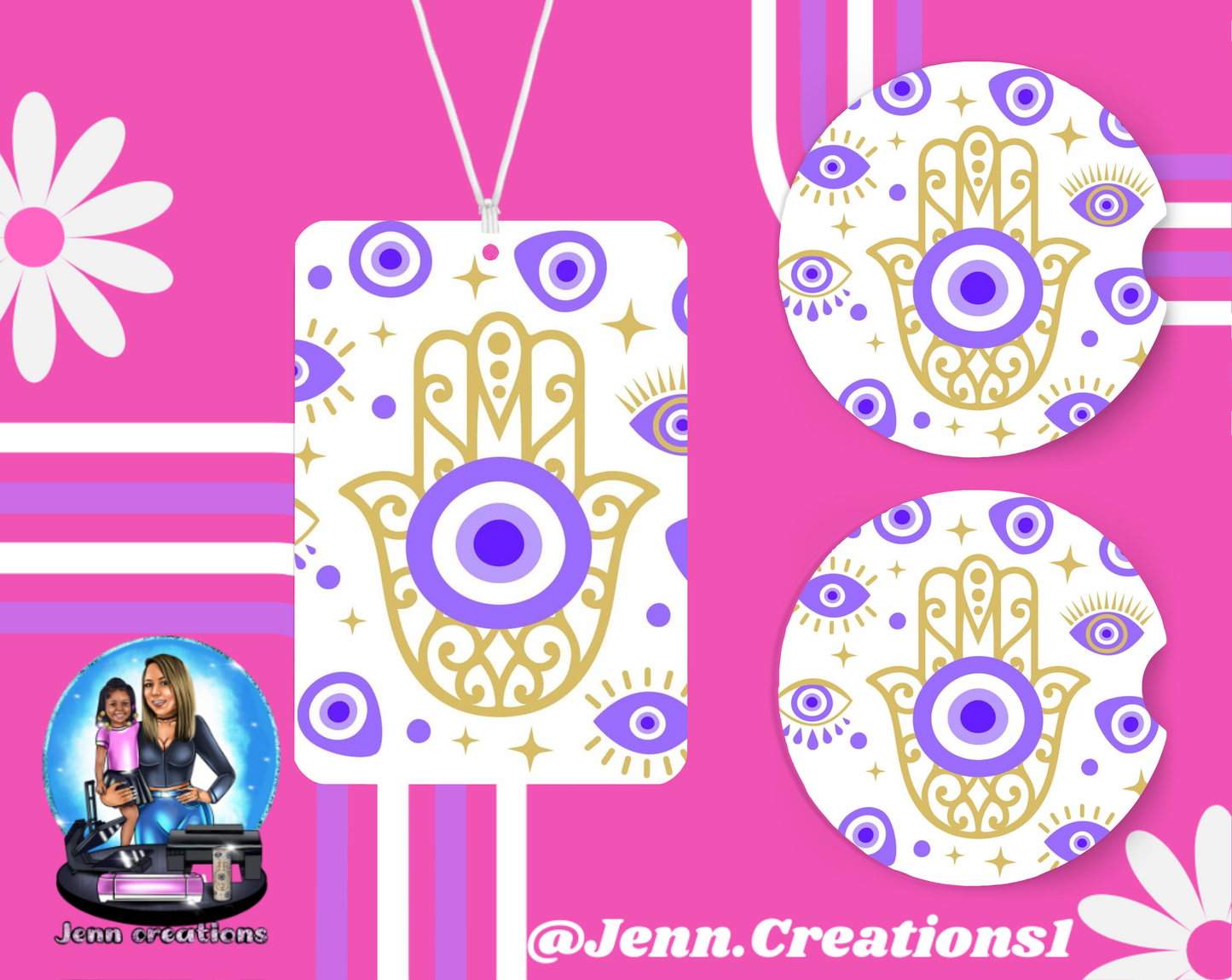 Evil Eye Coaster Set