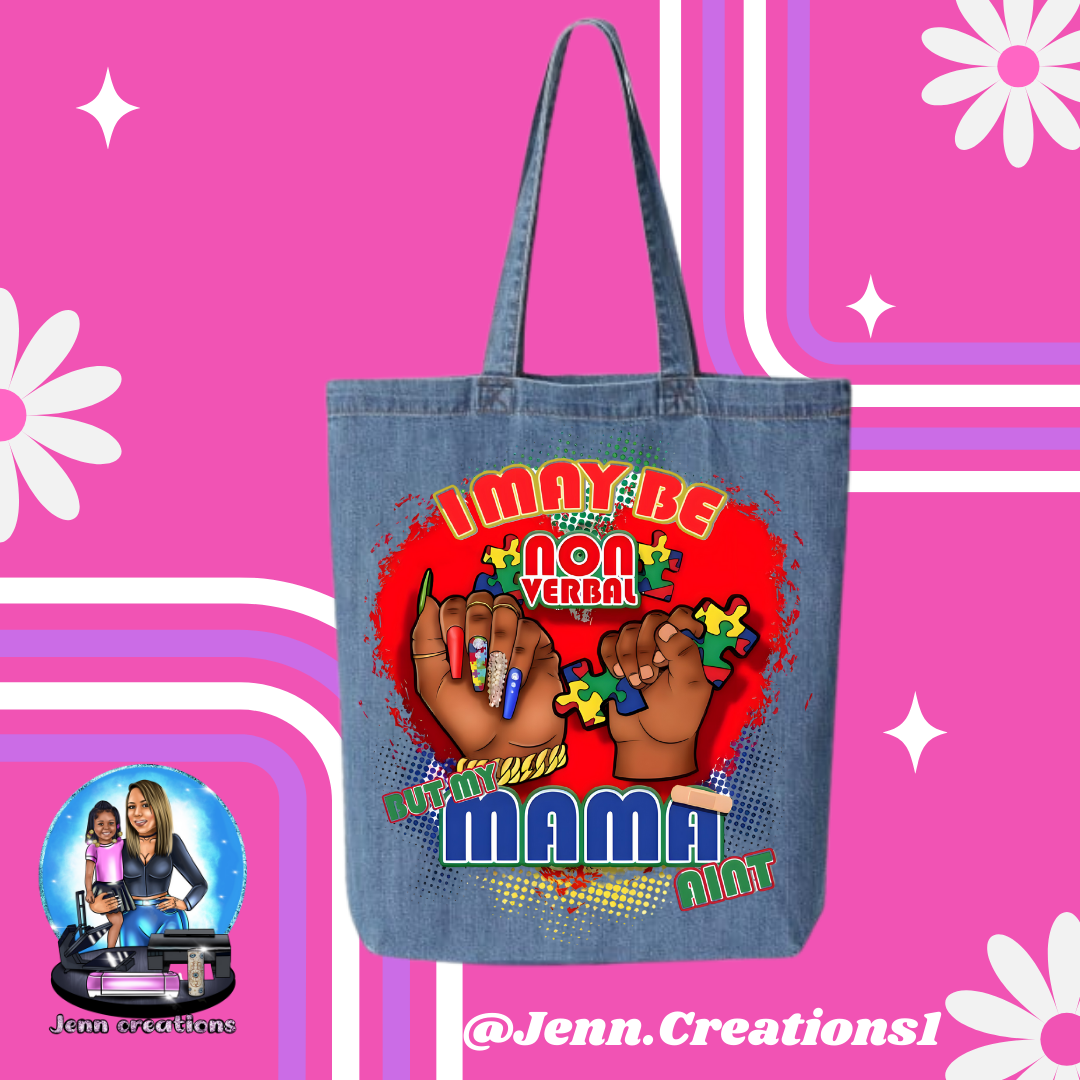 I May Be NoneVerbal ToteBag