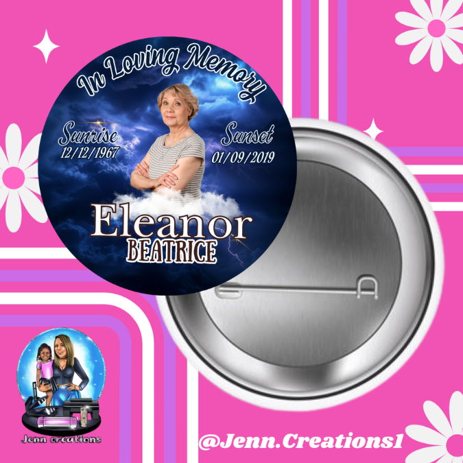 Memorial Pin Button