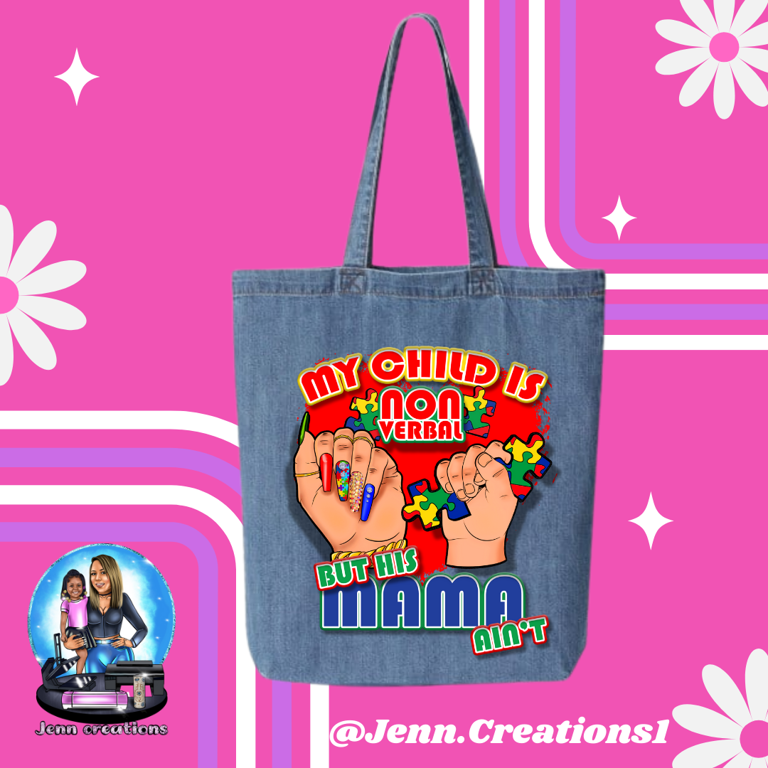 I May Be NoneVerbal ToteBag