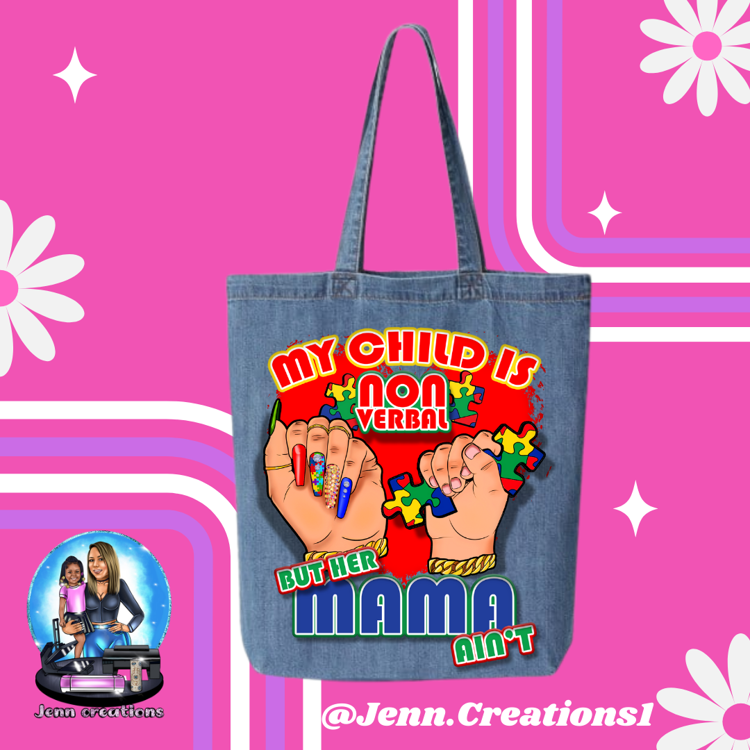 I May Be NoneVerbal ToteBag