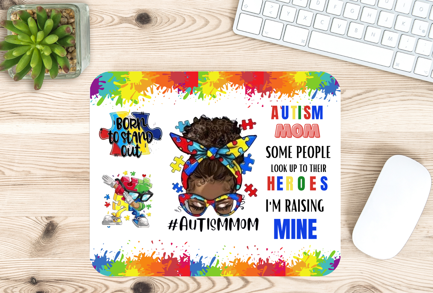 Autism Mom Mousepad