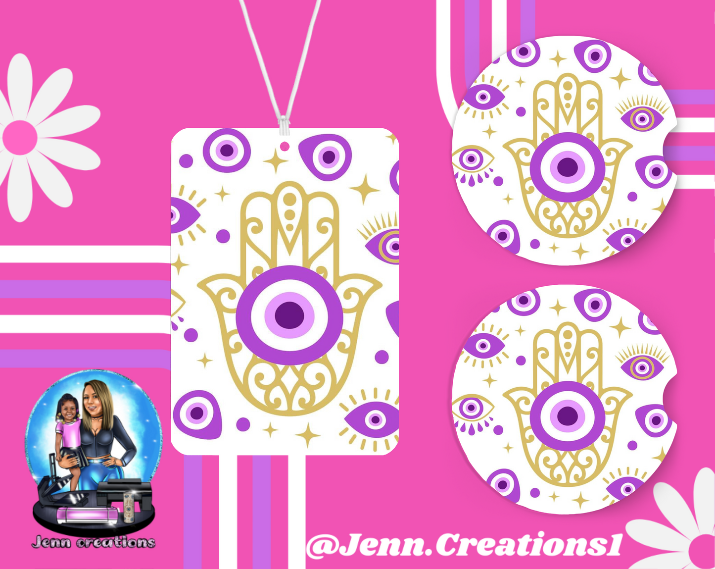 Evil Eye Coaster Set