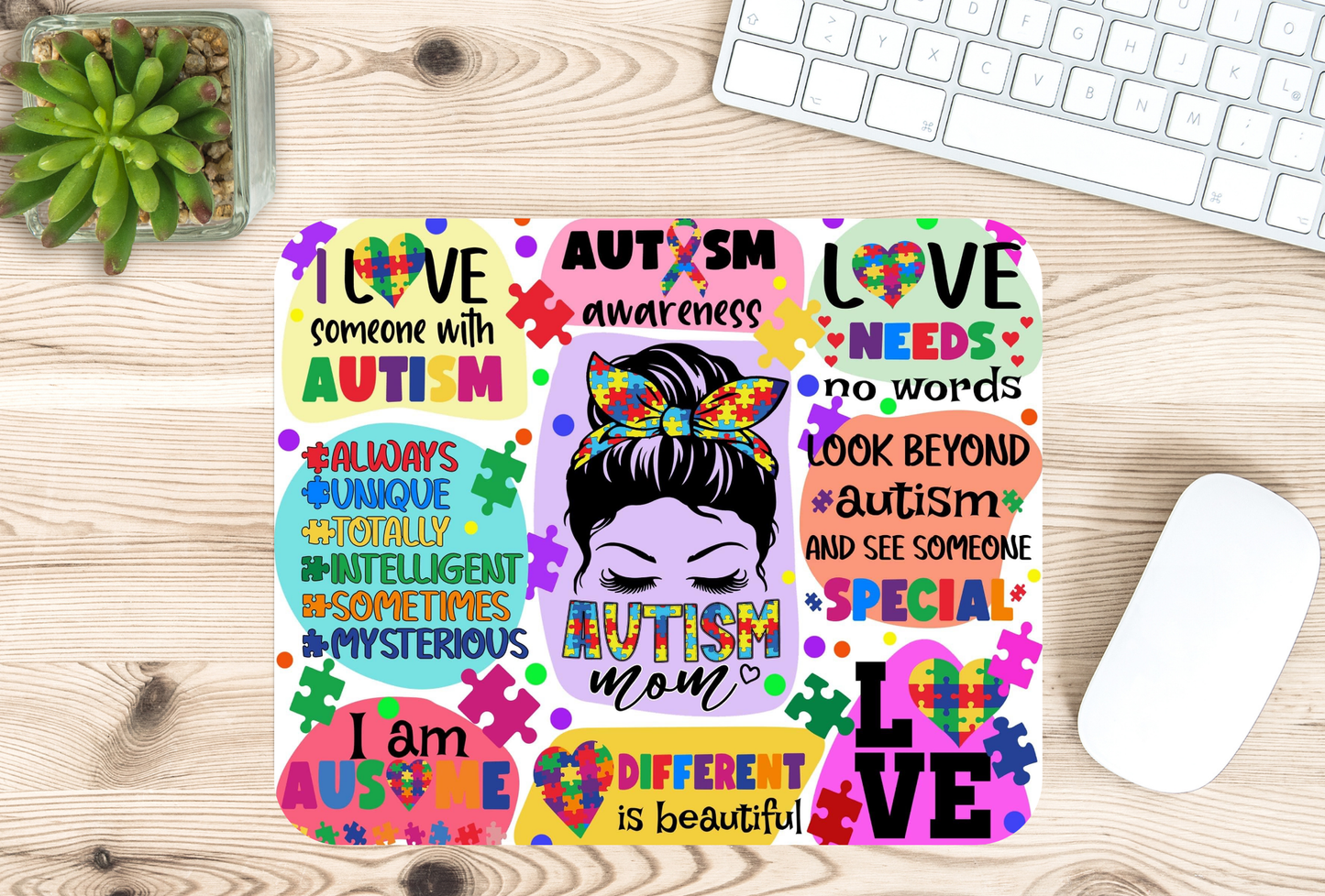 Autism Mom Mousepad