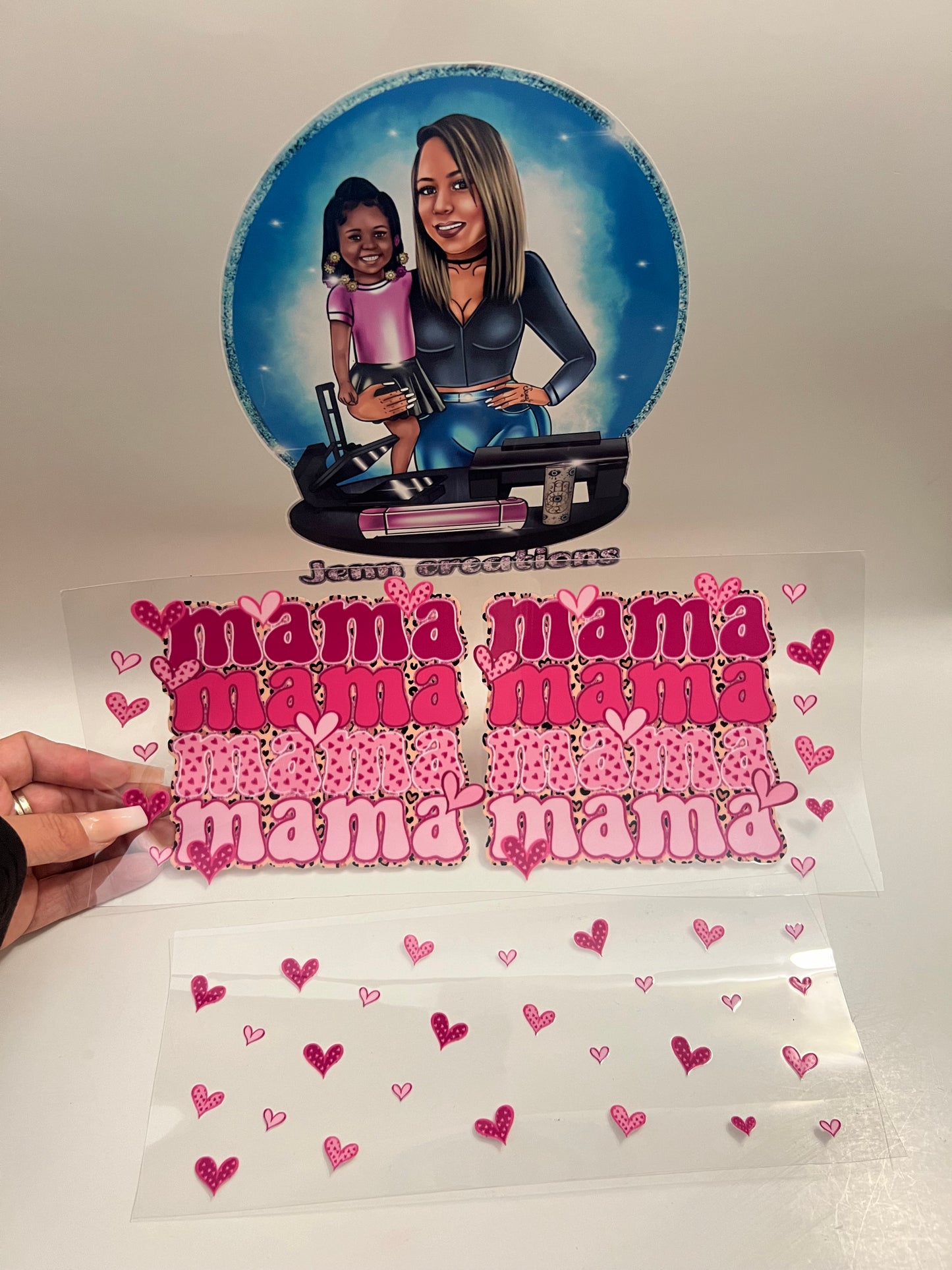 Mama 40oz UV DTF