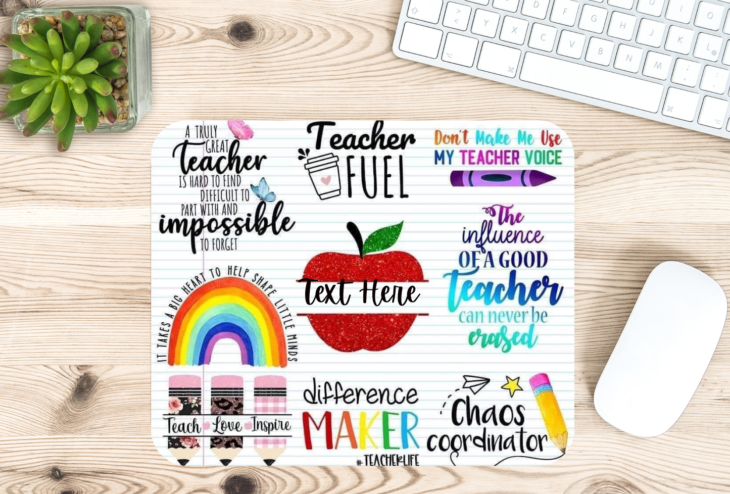 Teacher Fuel Mousepad