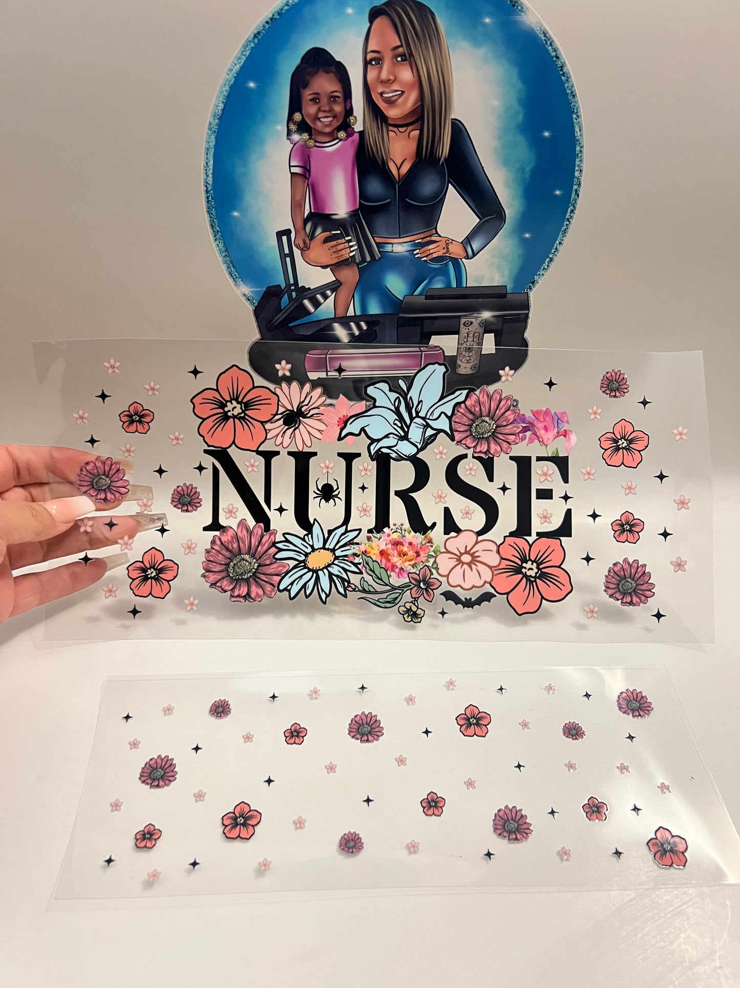 Floral Nurse 40oz