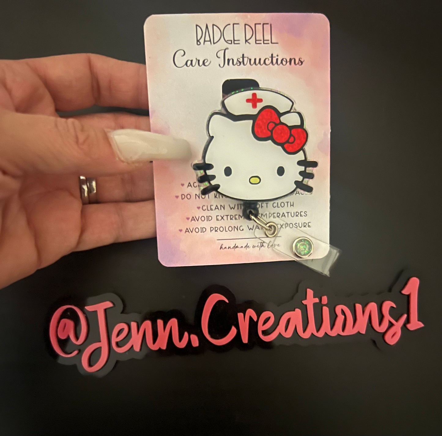 Hello Kitty Cat Badge