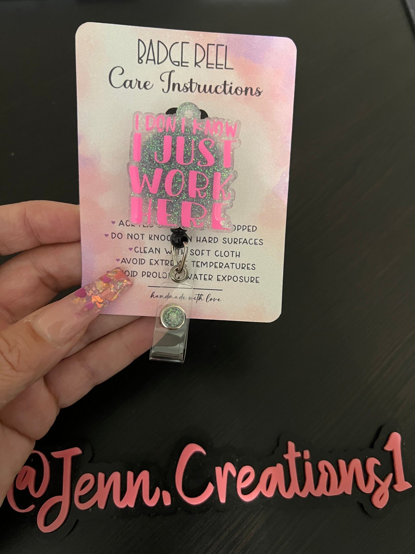 I don’t know I just work here, badge