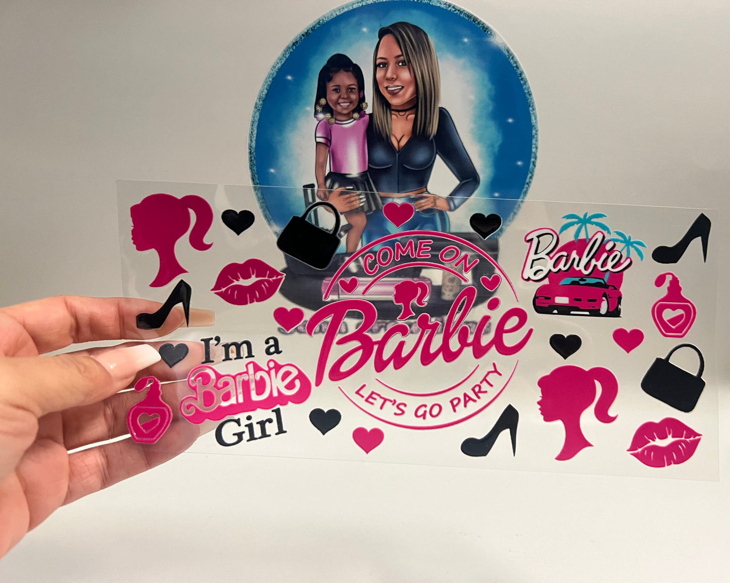 Barbie UV DTF