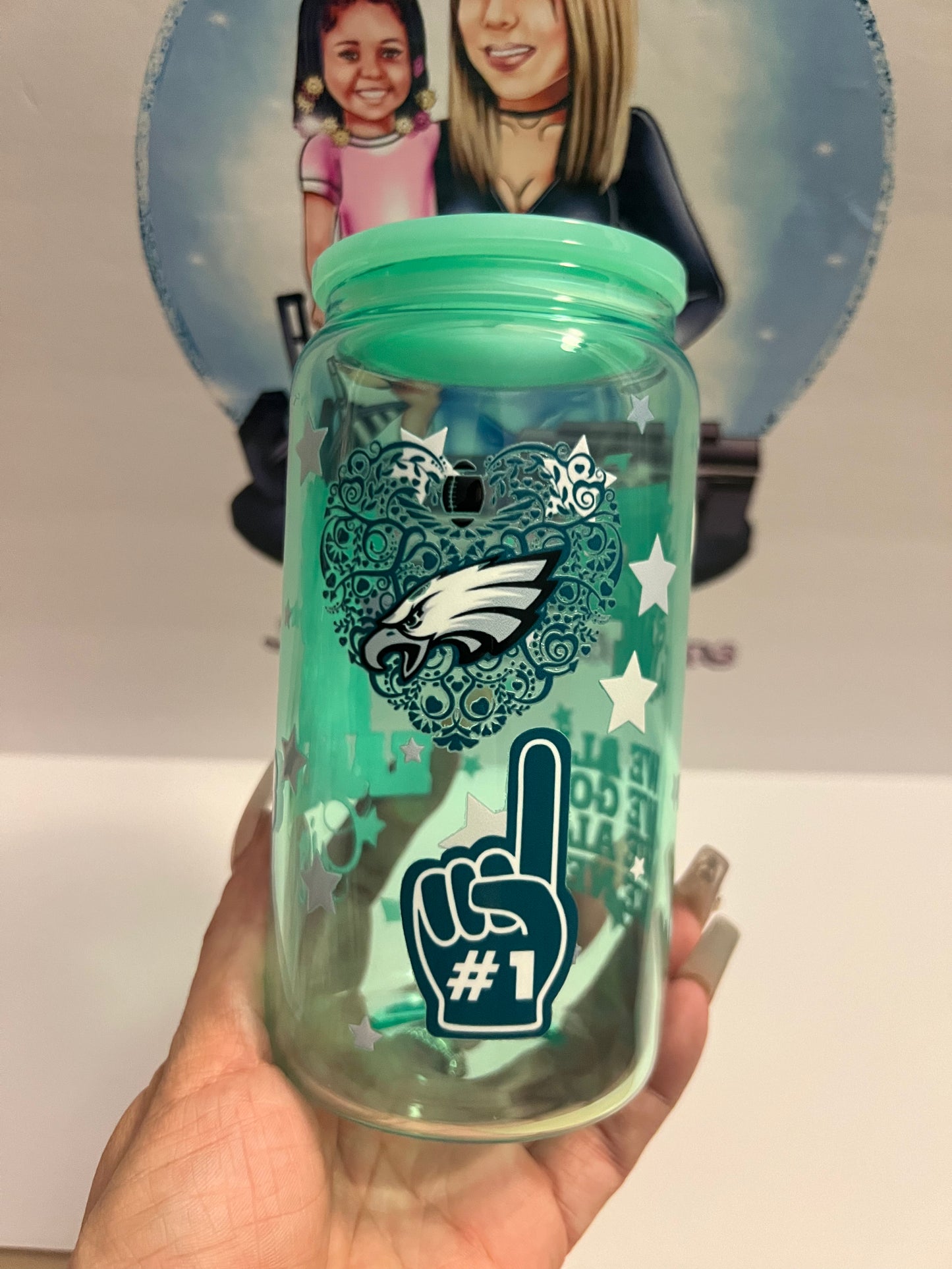 Eagle Girl Libbey Glass