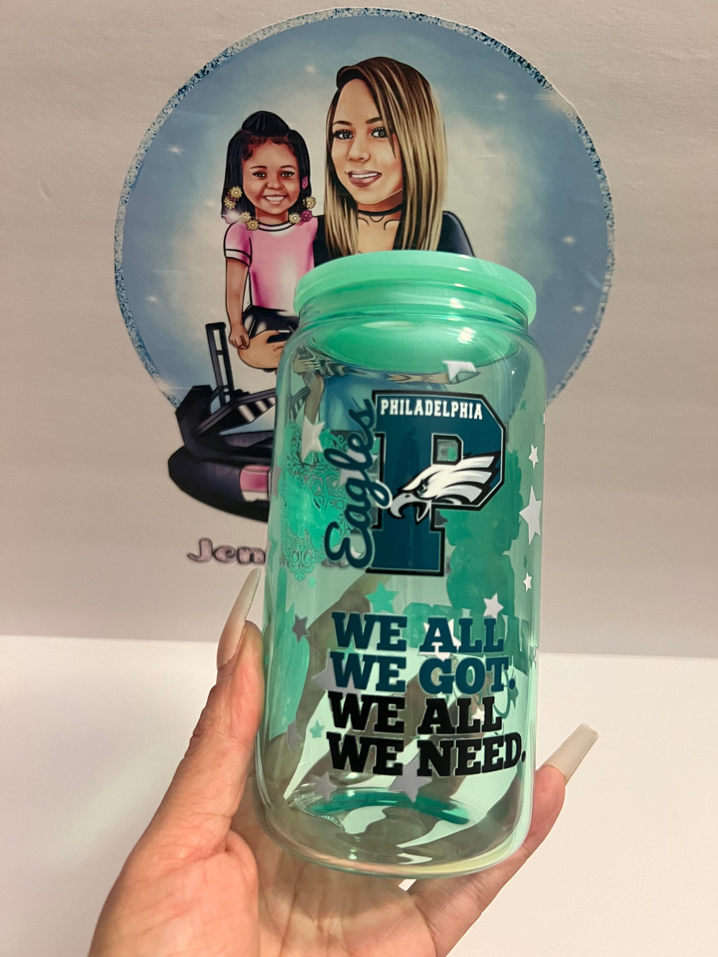 Eagle Girl Libbey Glass