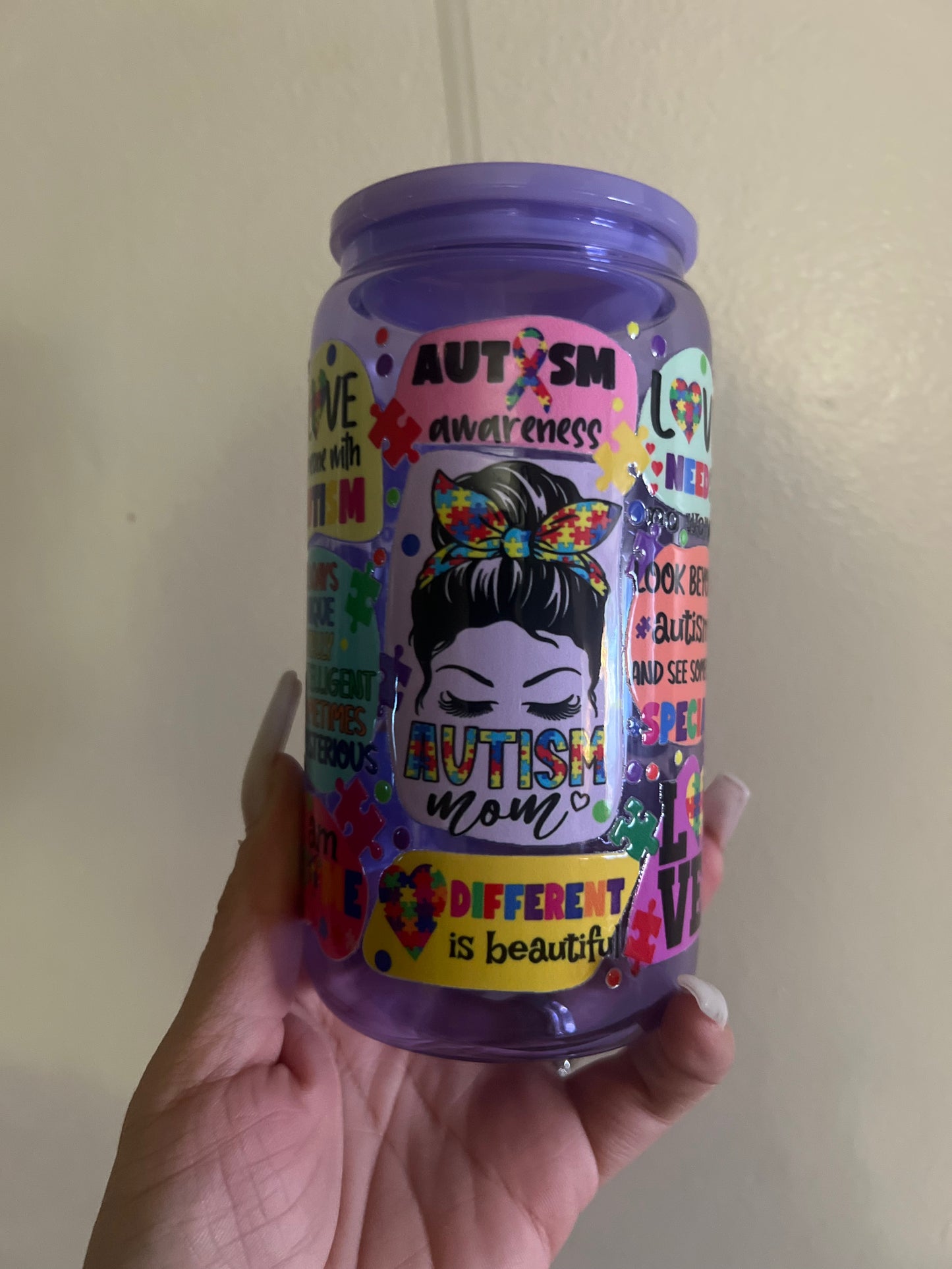 Autism Mom Libbey Glass