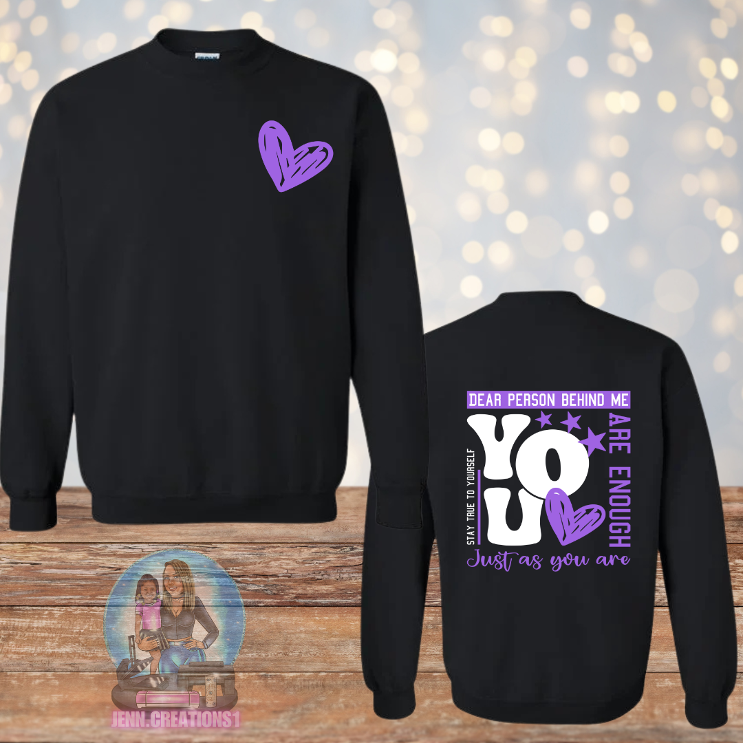 Dear Person Behind Me You Matter