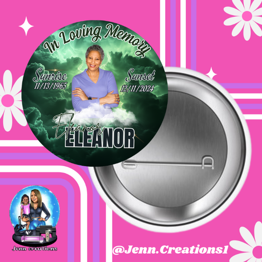 Memorial Pin Button
