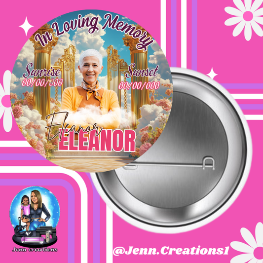 Memorial Pin Button