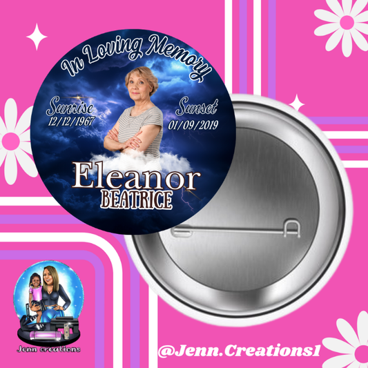 Memorial Pin Button