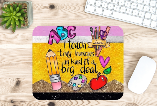 I teach tiny humans mousepad