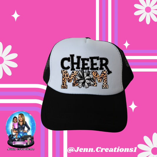 Cheetah Cheer Mom Hat