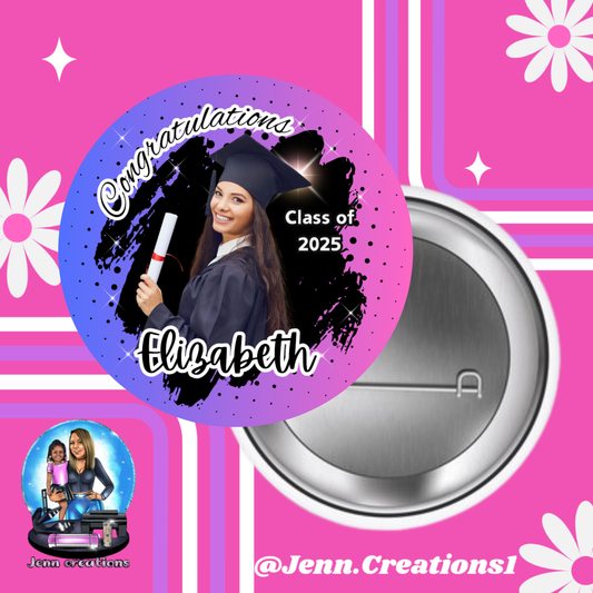 Graduation Pin Button