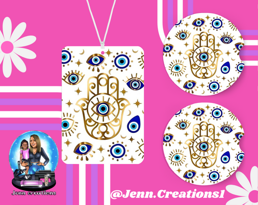 Evil Eye Coaster Set