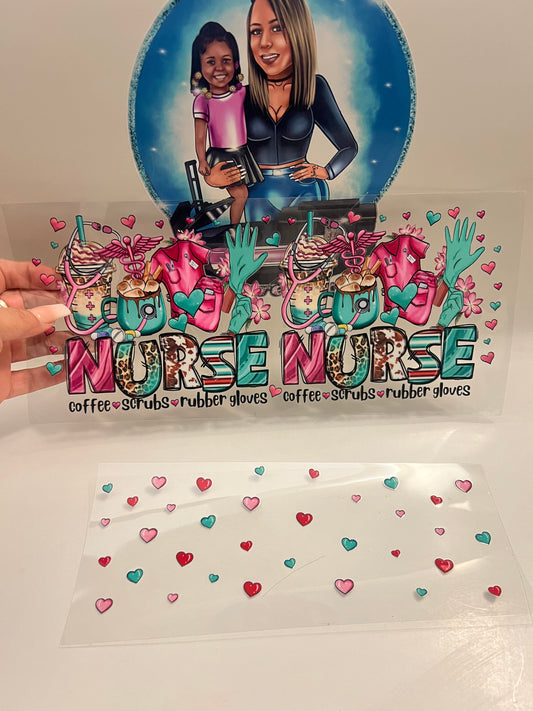 Nurse 40oz UV DTF