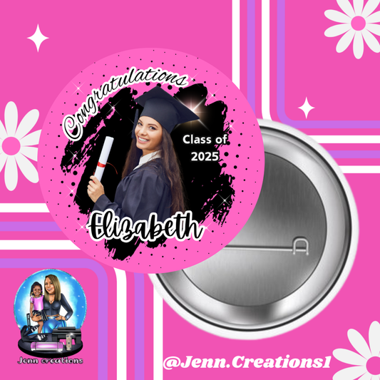 Graduation Pin Button