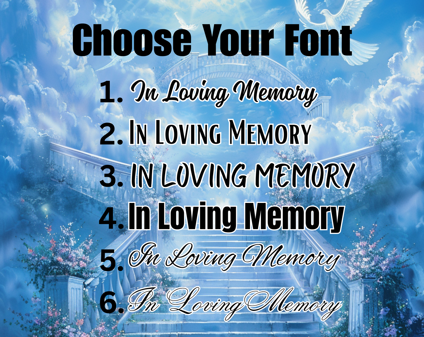 Memorial Photo Heart Slant Rock