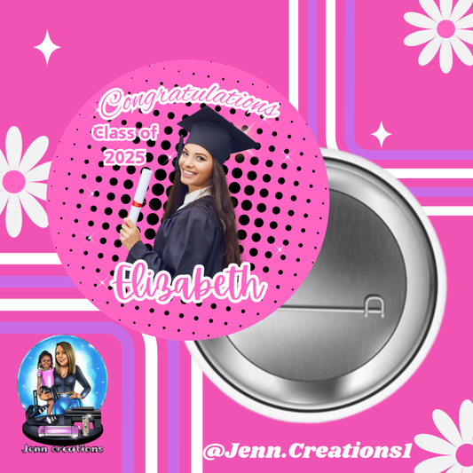 Graduation Pin Button