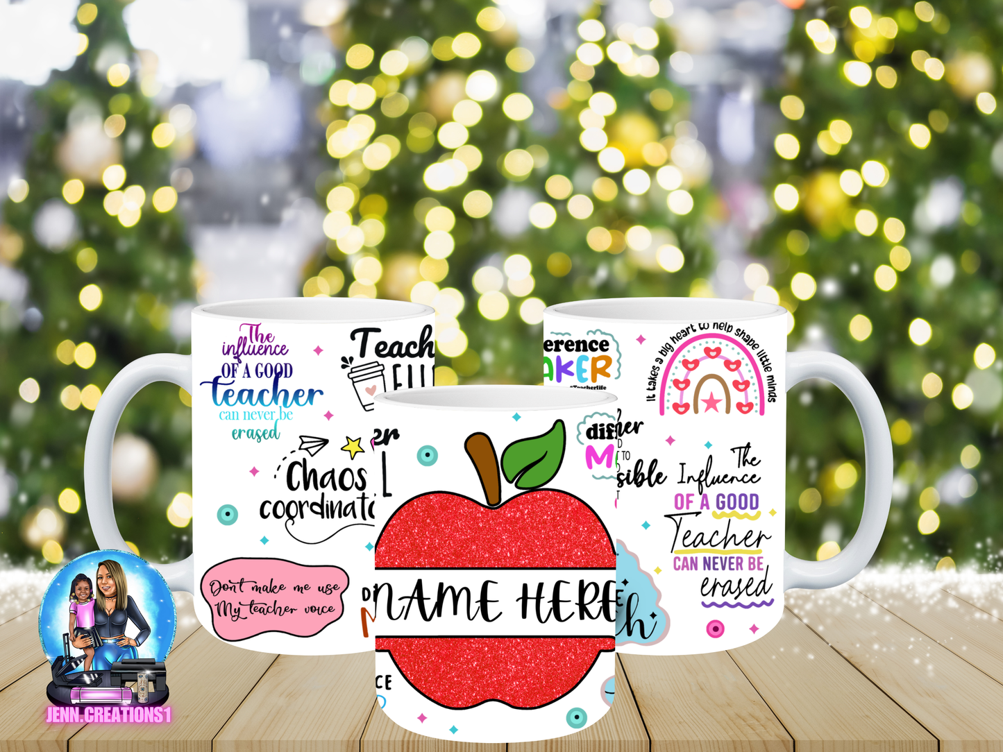 🍎 Personalized Teacher Mug