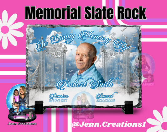 Memorial Slate Rock