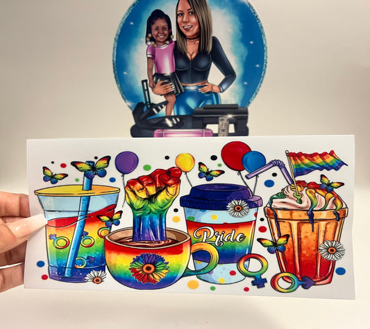 Rainbow UV DTF