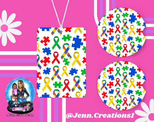 Autism Awareness Coaster Set
