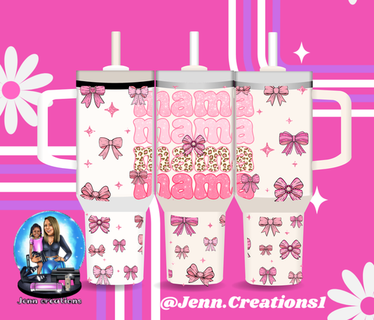 Mama Pink Bow