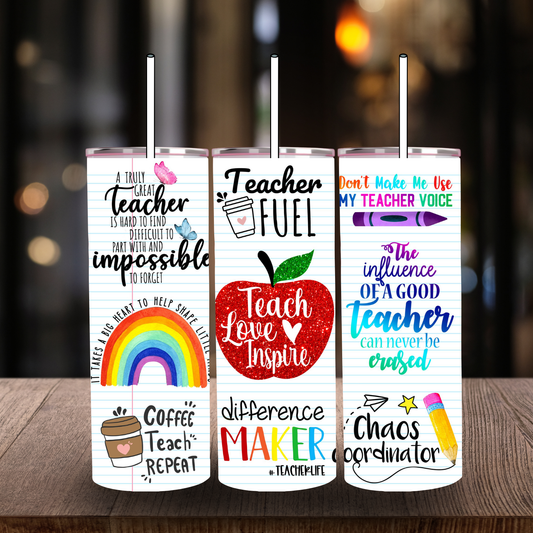 Teacher Fuel Tumbler