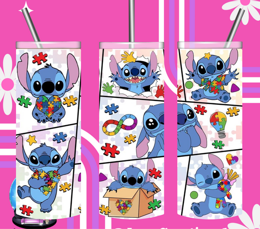 Autism Stitch Tumbler