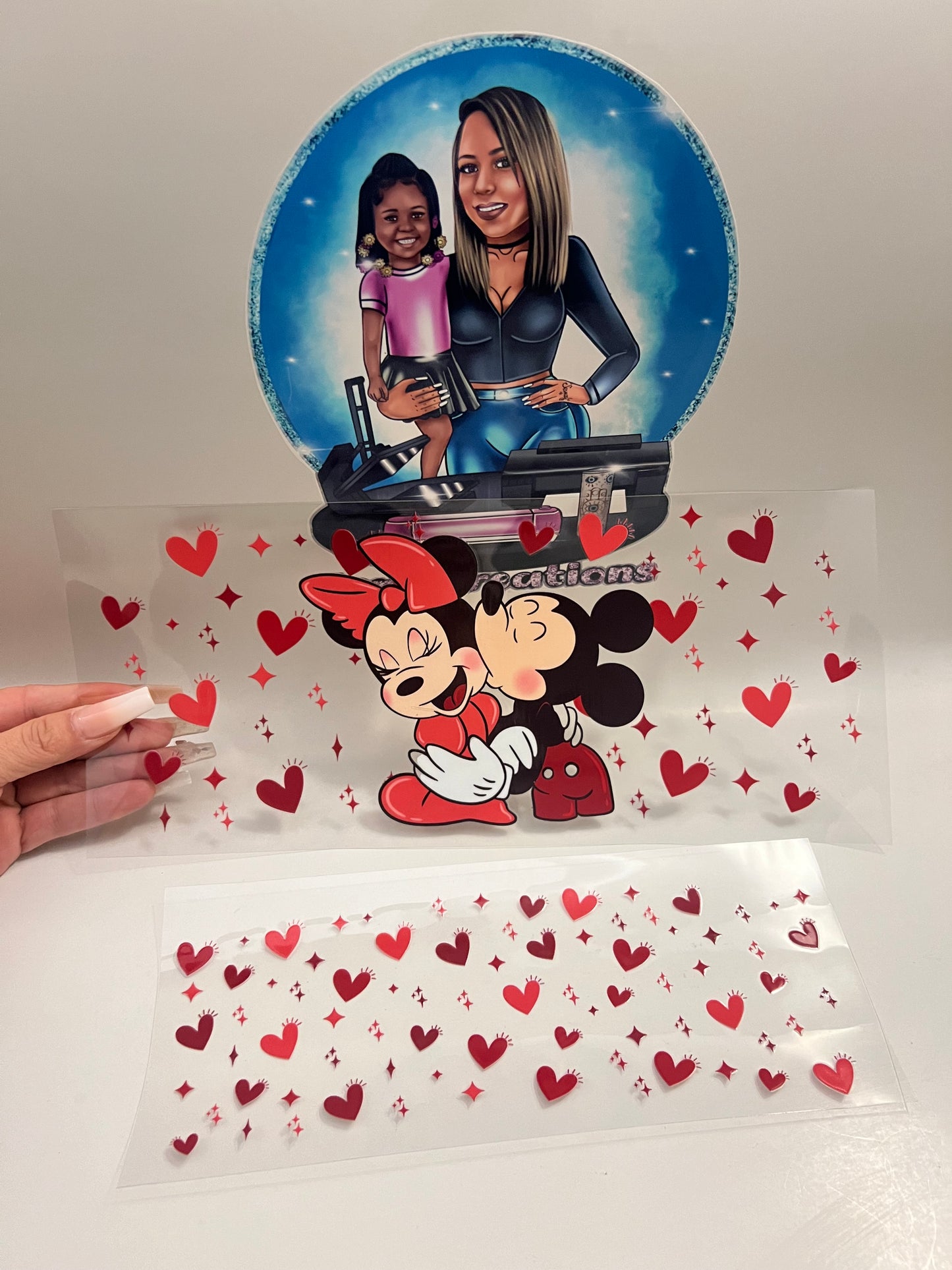 Micky Love 40oz Uv DTF
