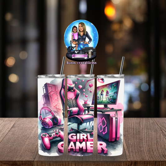 Girl Gamer Tumbler