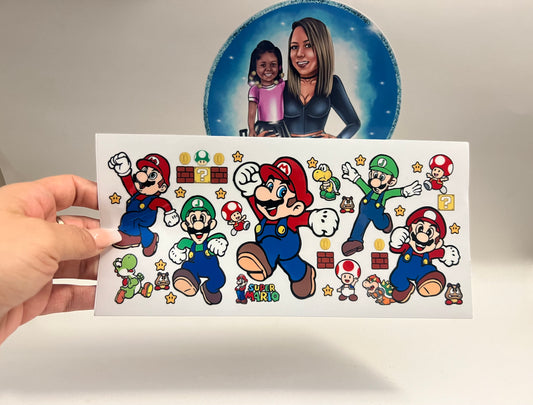Mario UV DTF
