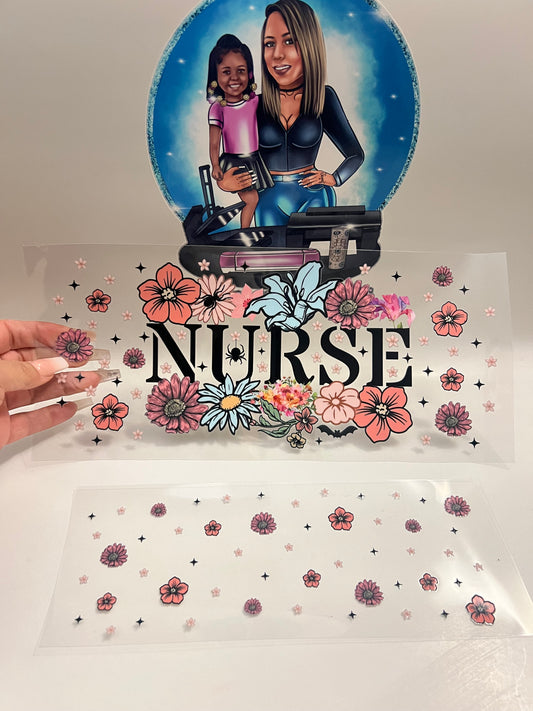 Floral Nurse 40oz