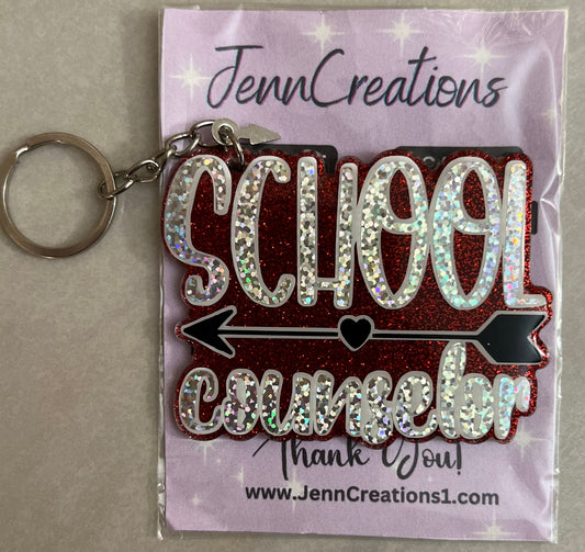 School Counselor keychain