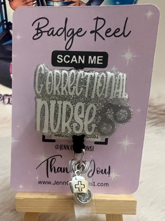 Correctional Nurse Badge Reel