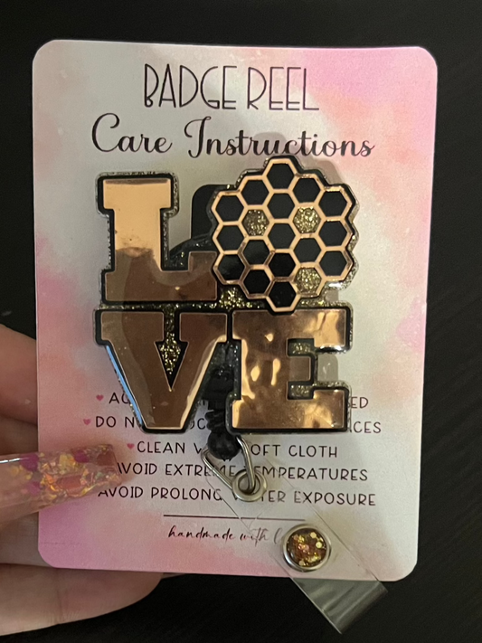 Love Honey Badge