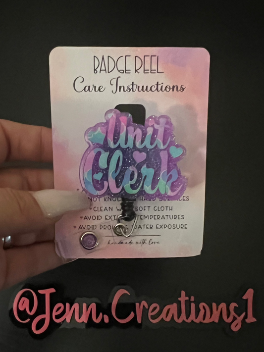 Unit Clerk Bage