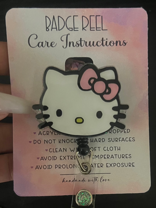 Hello Kitty Cat Badge